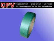 PET Umreifungsband, Bandbreiten: 9,5/12,5/12,7 mm, Kern: 406 mm, grün 